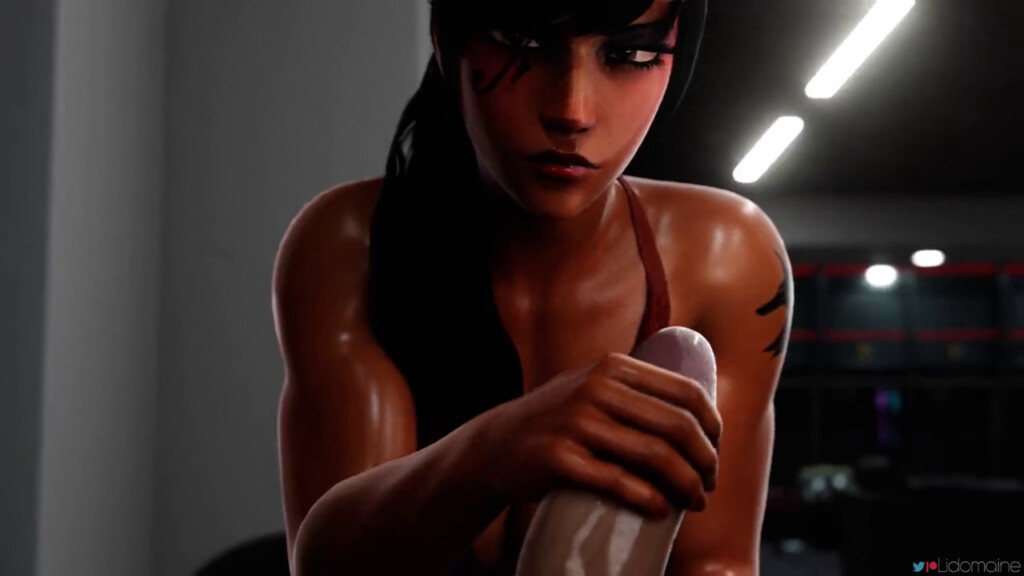 Pharah handjob and riding pov