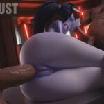 Widowmaker anal creampied and blowjob