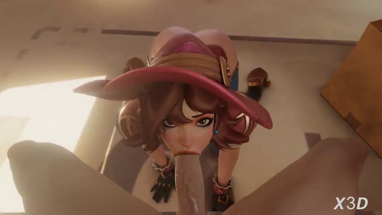 Witch Kiriko blowjob cumshot - Overwatch - SFM Compile