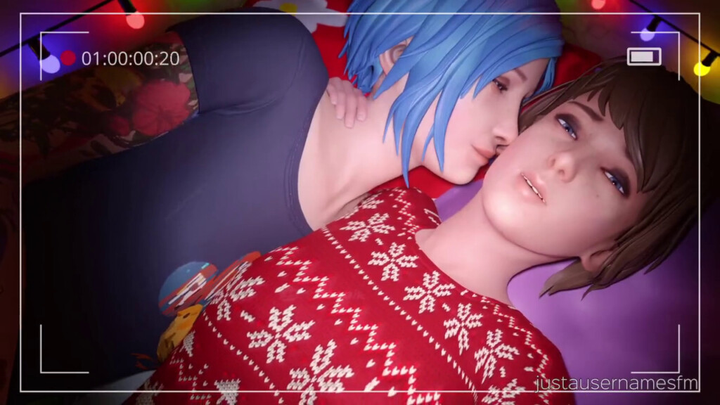 Chloe giving Futa Max a handjob