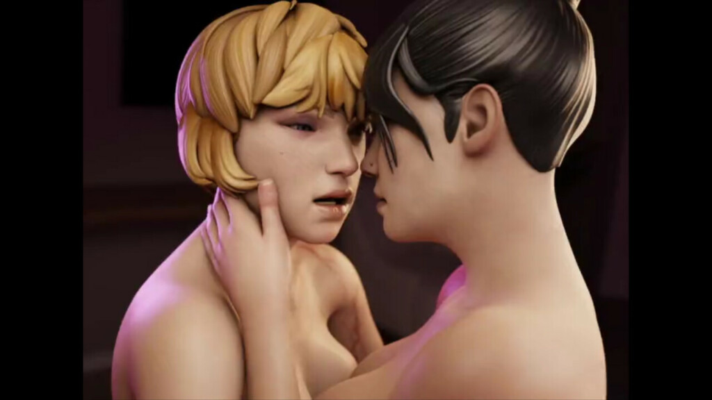 Wattson and Wraith kissing