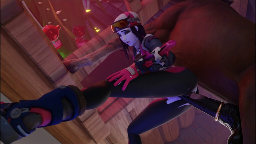 Winter Widowmaker fucked by a horse