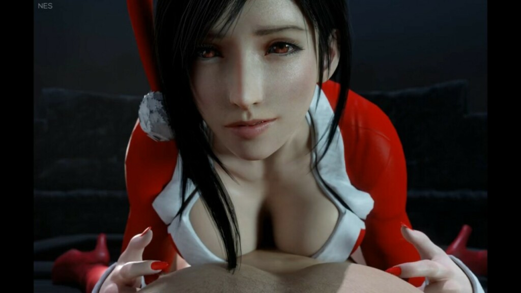 Xmas Tifa Lockhart teasing