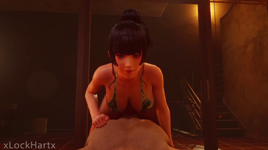 Bikini Nyotengu cowgirl