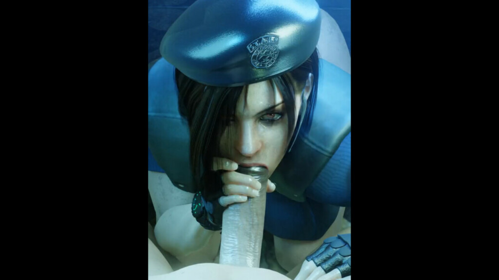 Jill Valentine giving a great head