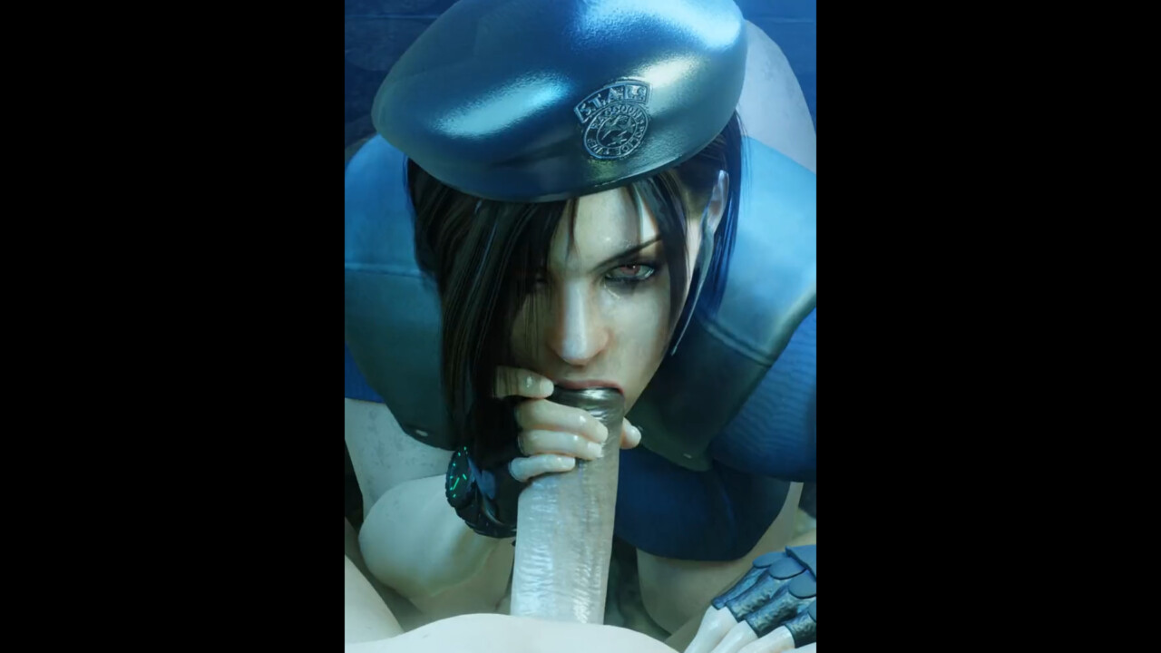 Jill Valentine Giving A Great Head