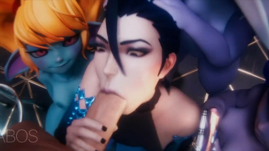 Kai'sa gets some help in blowjob