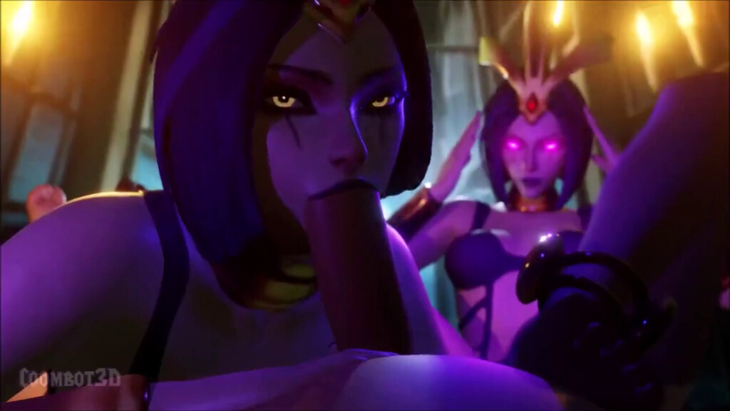 Leblance giving a blowjob