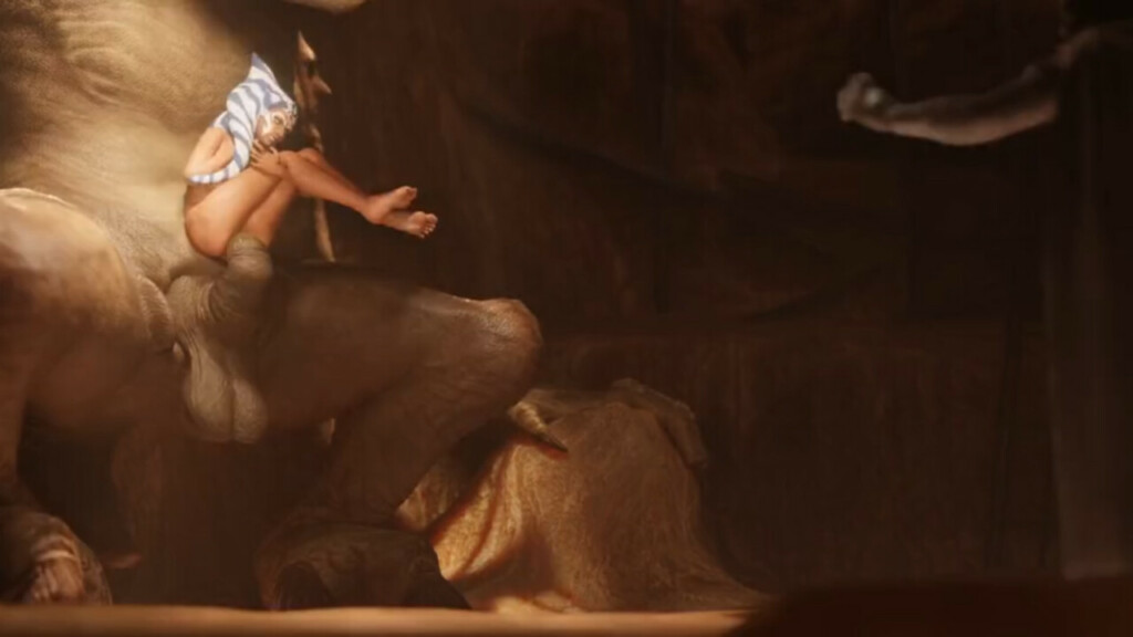 Ahsoka fucked by a Rancor