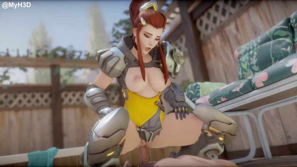 Brigitte riding a cock