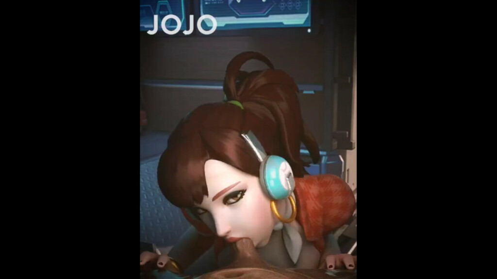 Cruiser D.va giving a blowjob
