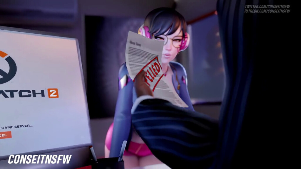 D.va gets expelled (Blacked)