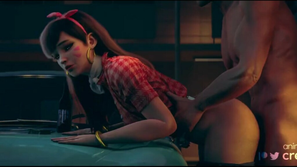 D.va makes a pit stop for a quickie