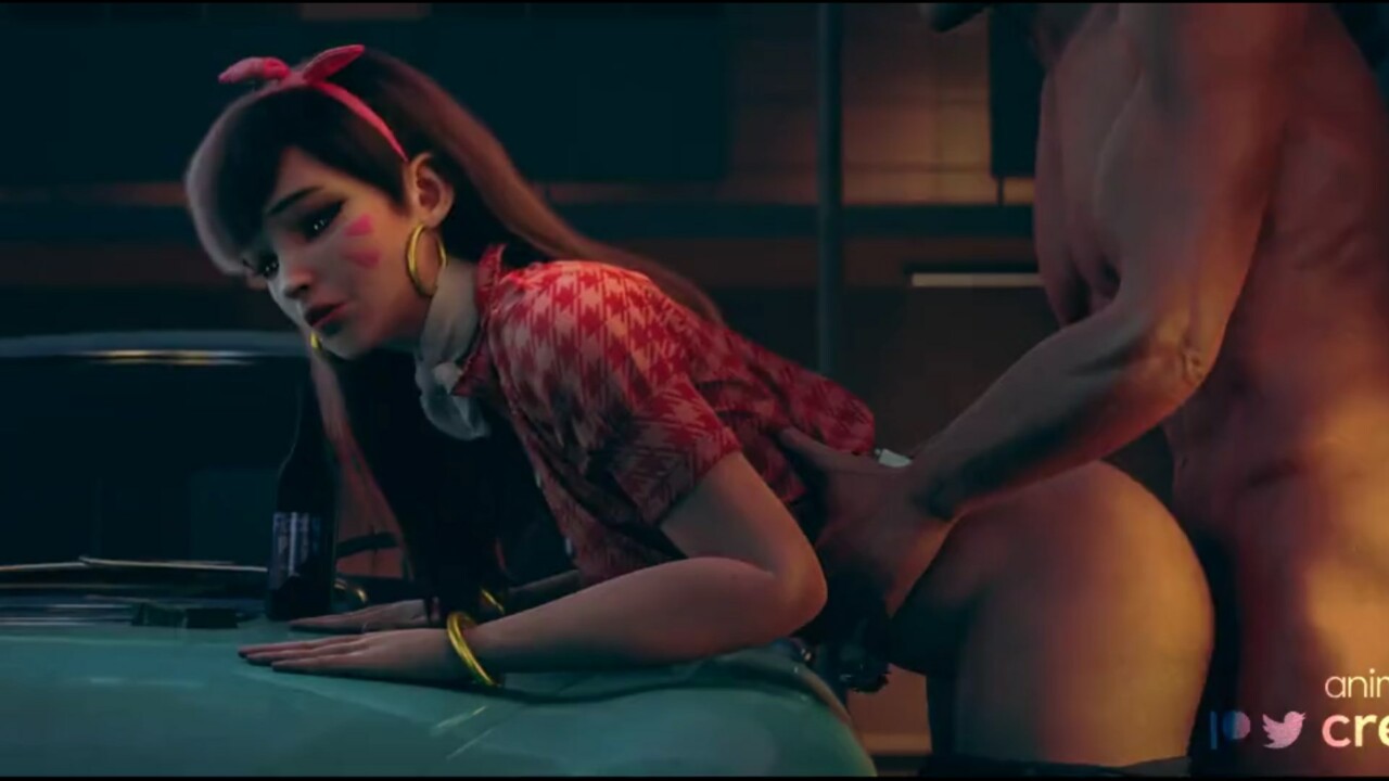 D.va Makes A Pit Stop For A Quickie