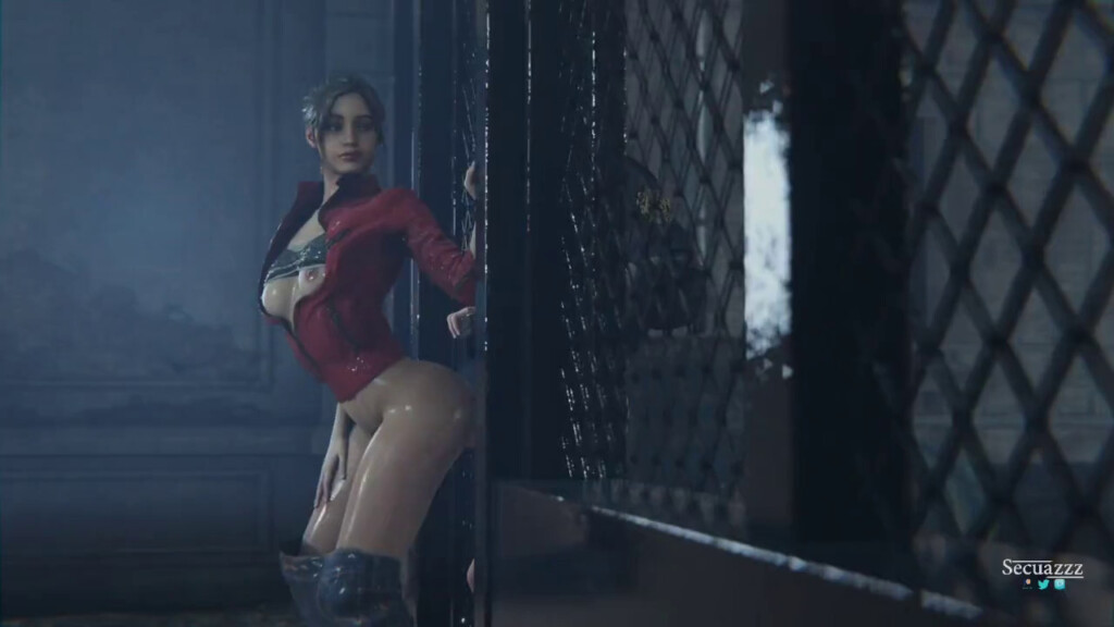 Fence can't stop Leon from fucking