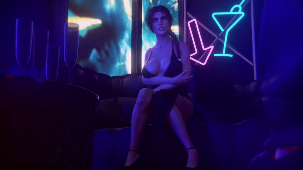 Lara Croft open up