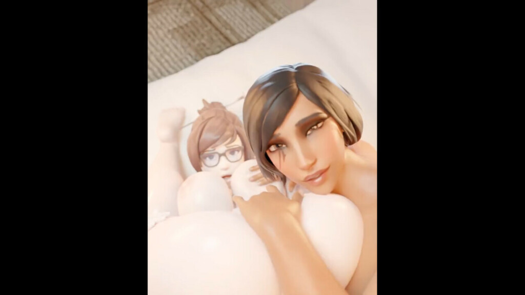 Mei fingered by Pharah