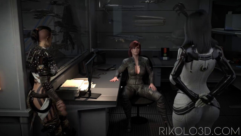 Miranda, Jack, Futa Femshep -Officer on Dick (Preview)
