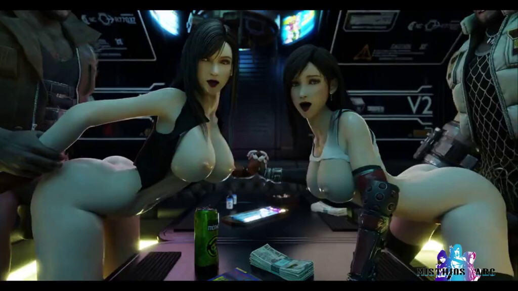 Tifa and Barret met theirself