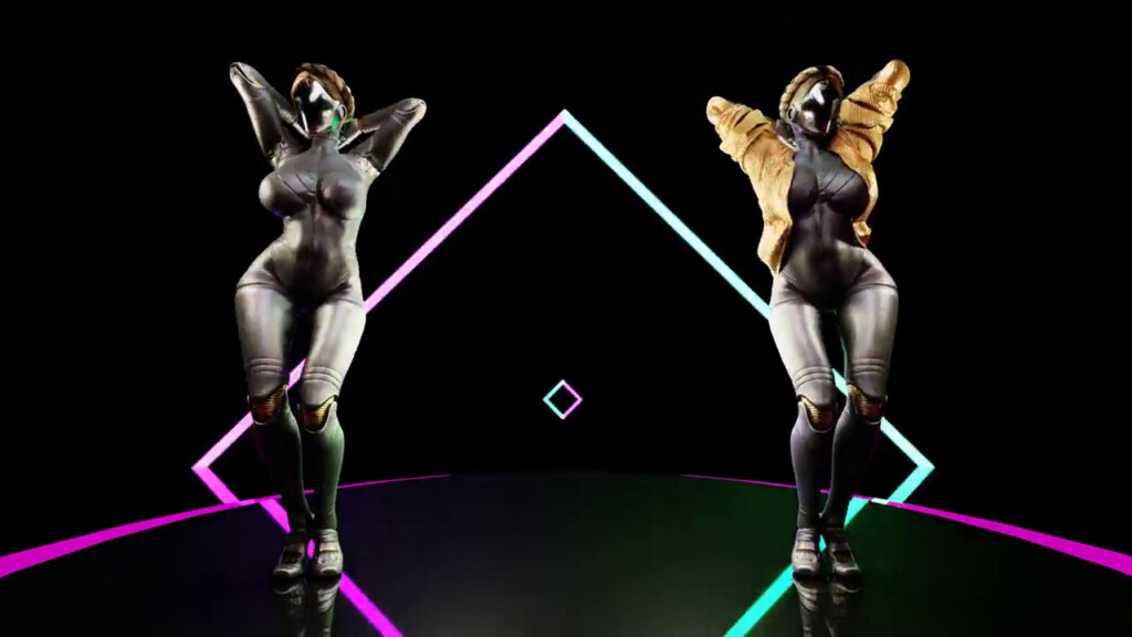 Twins bot dancing