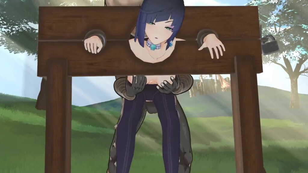 Yelan trapped and fucked by hilichurl