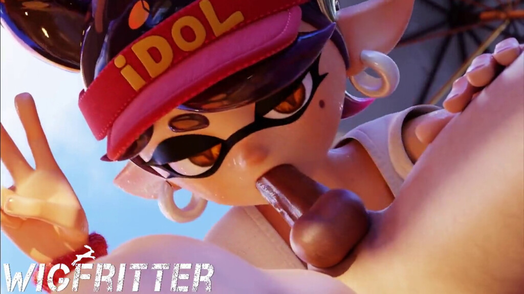 Callie giving a blowjob