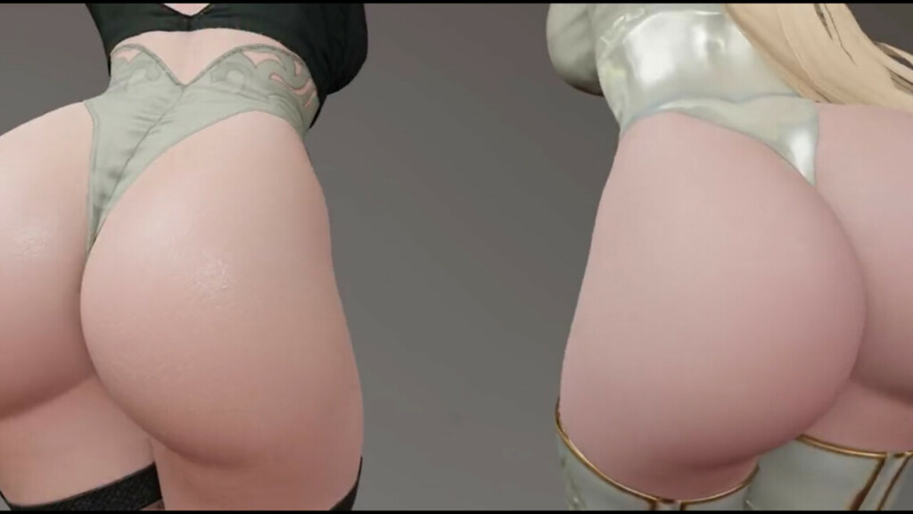 Commander and 2b ass-shaking duo