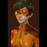 Cumming on Tracer's face
