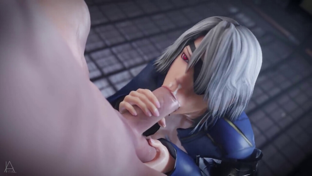 Fujin giving a blowjob