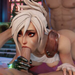 Riven blowjob and pounded