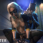 Black Canary and Batgirl threesome