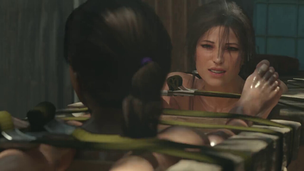 Lara and Sheva got trapped