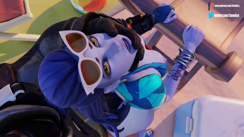 Widowmaker gets fucked view from top