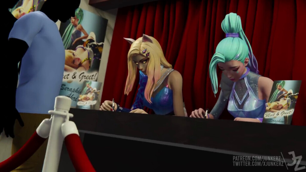 Ahri and Seraphine meet and greet