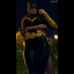 Batgirl Thighjob cumshot