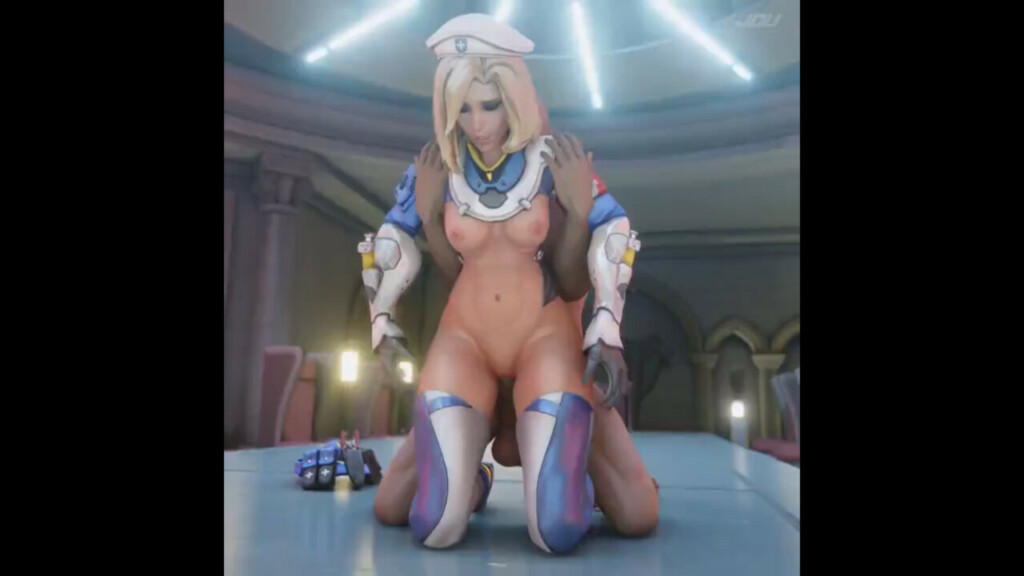Mercy overflowed creampie