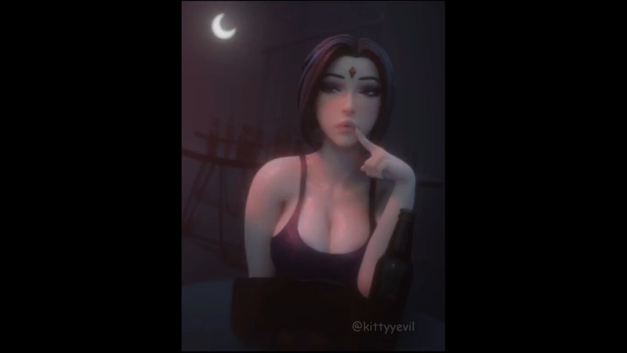 Raven got horny after a drink - DC Comics - SFM Compile