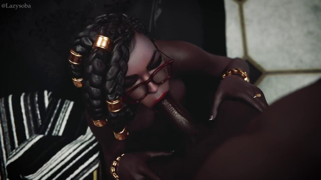 Senna sucking a bbc