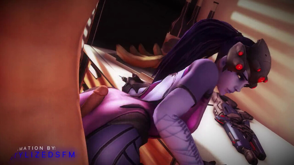 Widowmaker buttjob cumshot