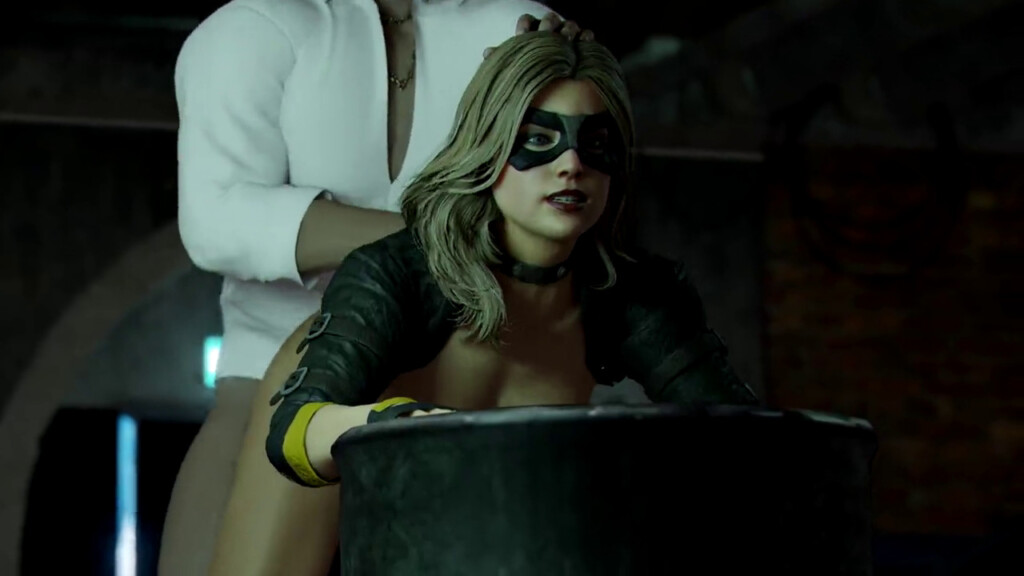 Black Canary gets fucked from behind