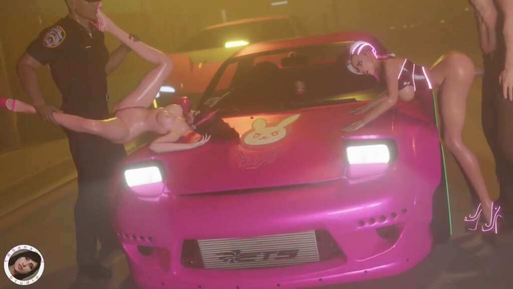 D.va and Sombra caught speeding