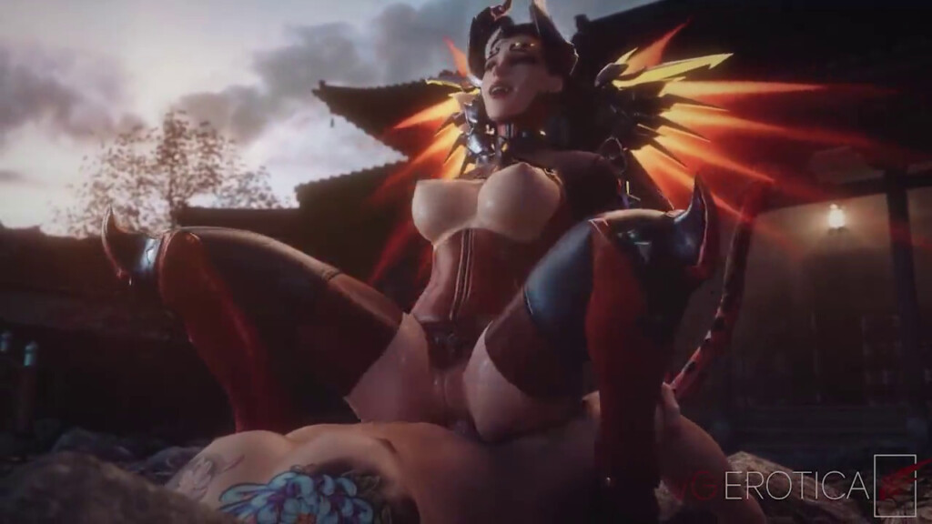 Devil Mercy anal ride