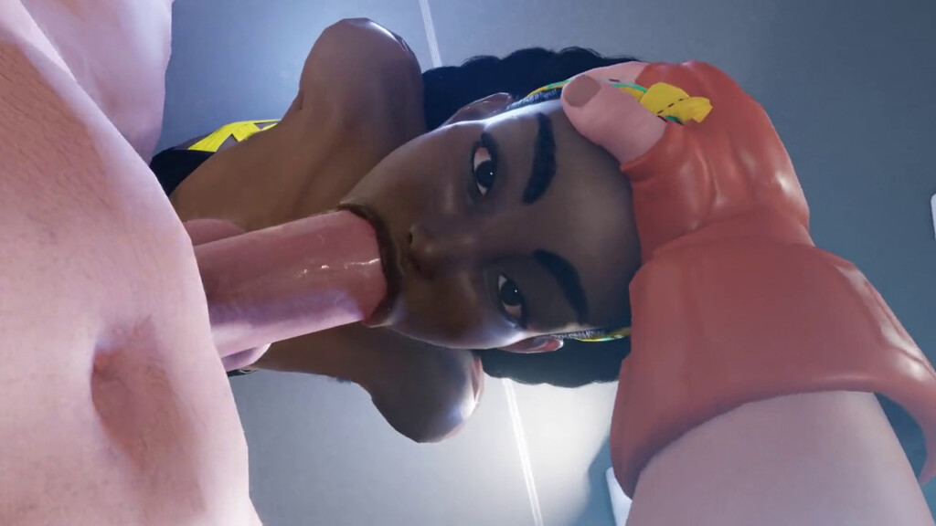 Kimberly sucking a big cock