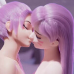 Kiriko and D.va making out