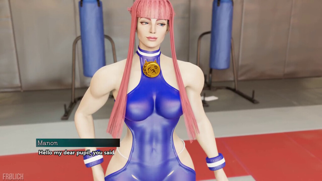 Manon learns a new technique, mating press
