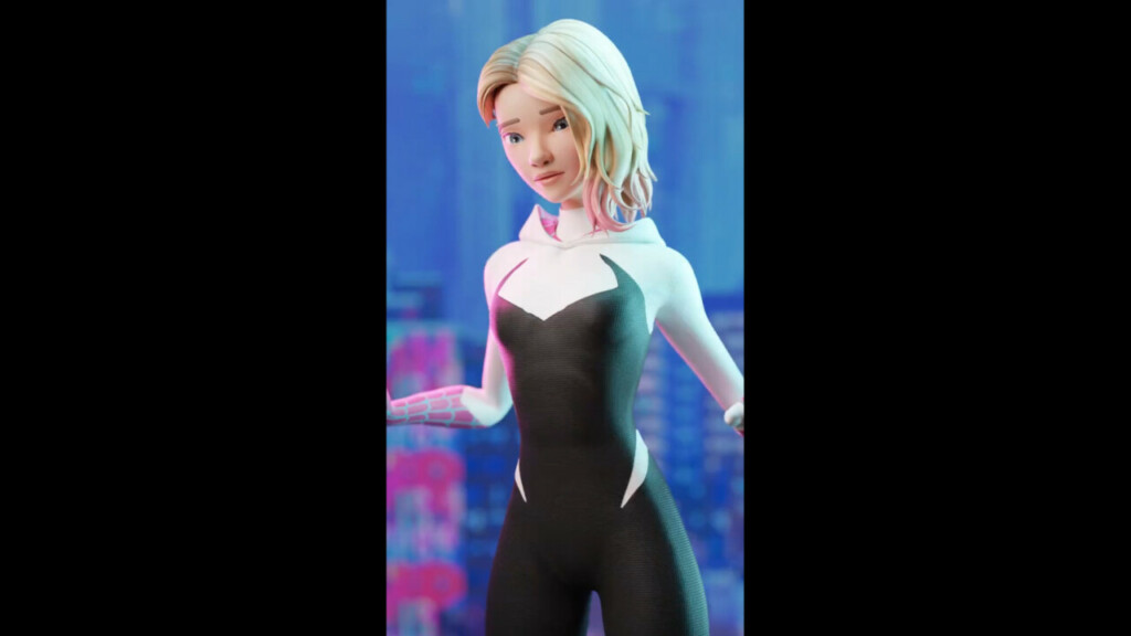 Spider Gwen body suit malfunction