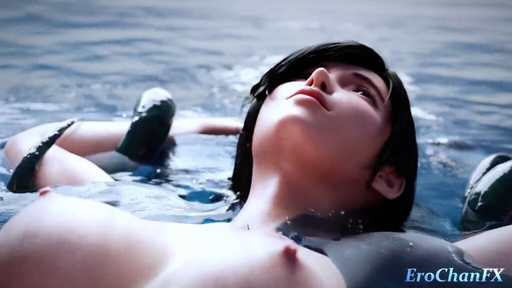 Tifa gets triple penetrated by tentacles
