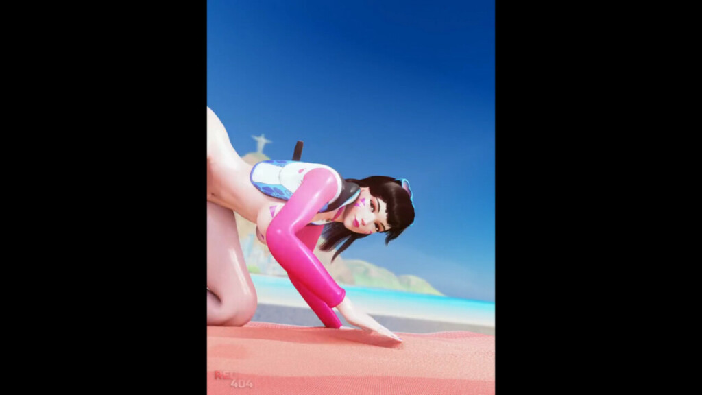 D.va's burger on the beach