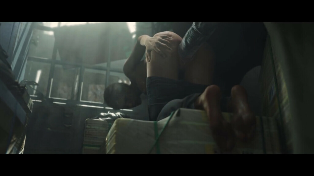Ellie taking a horse cock deep in her
