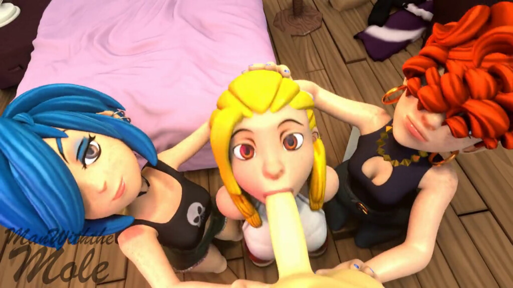 Kanker Sisters blowjob pov